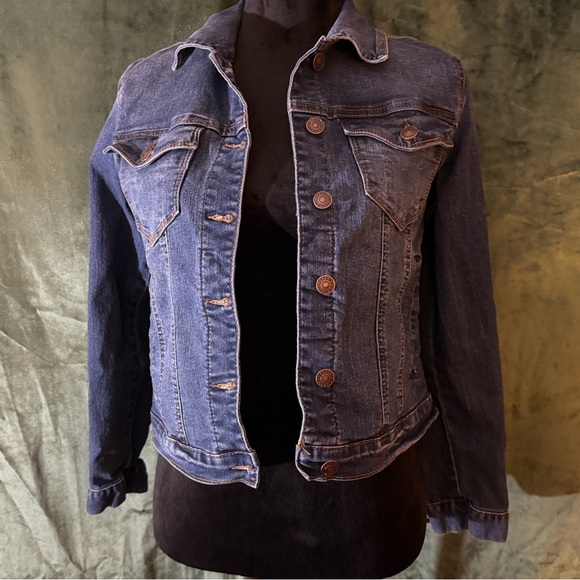 Curve Appeal Jackets & Blazers - Classic Blue Women's Jean Jacket